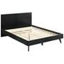 3_Petra Black Wood Queen Platform Bed more views