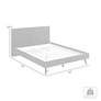 Petra Black Wood Queen Platform Bed