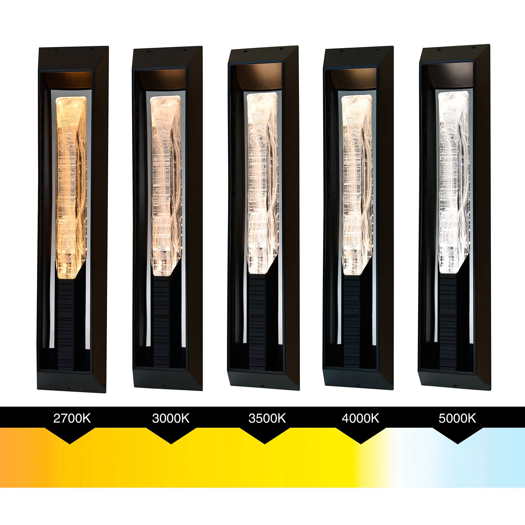 Image 7 Petra Integrated LED 29in Sand Black Outdoor Wall Light more views
