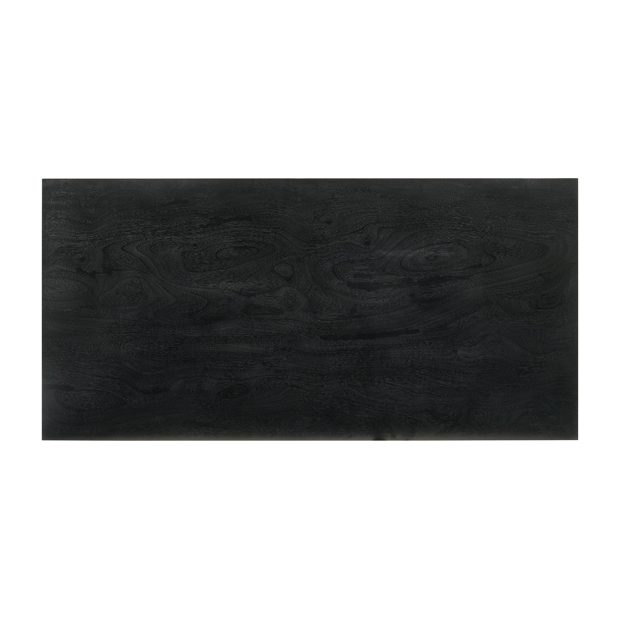 Image 7 Petra King Platform Bed Frame in Wood and Black Finish more views