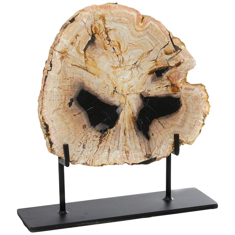 Image 1 Petrified Wood 14 1/2 inch High Natural Abstract Sculpture