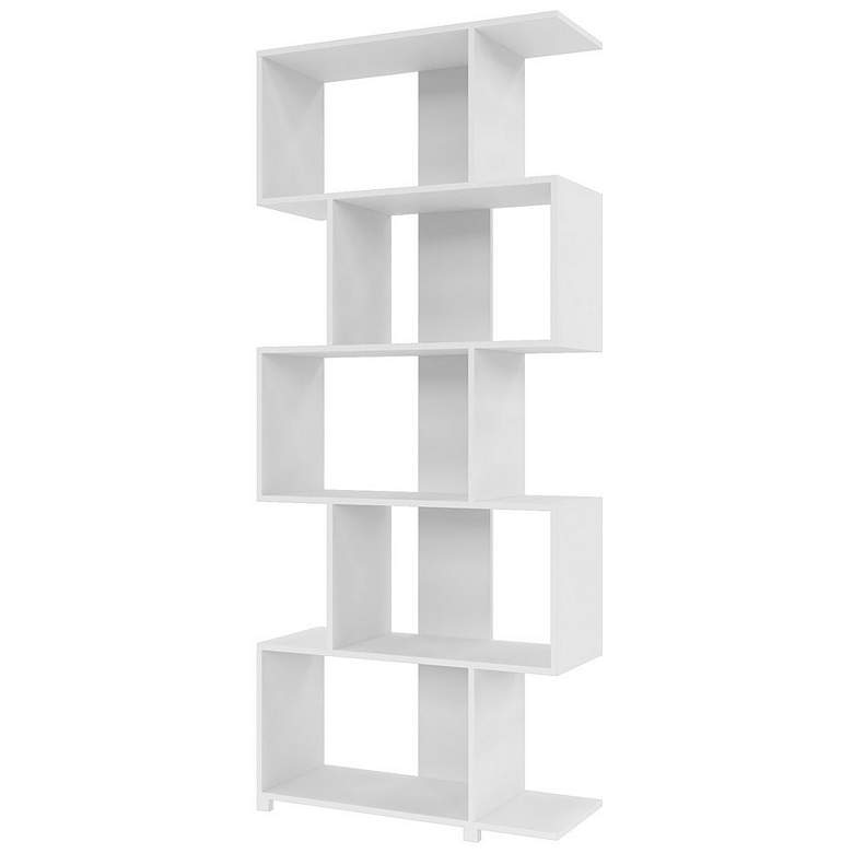 Image 1 Petrolina Z-Shelf with 5 shelves in White