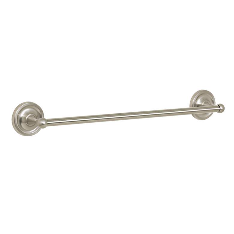 Image 1 Pewter Finish Classic 18 inch Wide Towel Bar