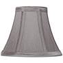 Thumbnail3 of Pewter Gray Bell Chip Chandelier Shades 3x6x5 (Clip-On) Set of 4 more views