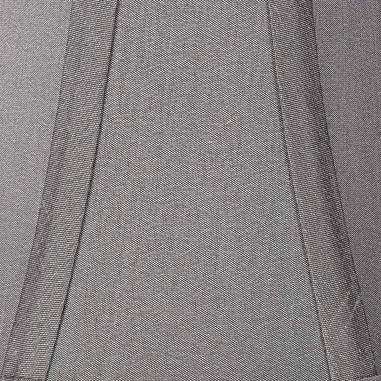 Image 2 Pewter Gray Bell Chip Chandelier Shades 3x6x5 (Clip-On) Set of 6 more views