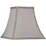 Pewter Gray Square Shade 5.25x10x9.5 (Spider)