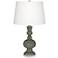 Pewter Green Apothecary Table Lamp