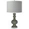 Pewter Green Diamonds Apothecary Table Lamp