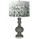 Pewter Green Mosaic Apothecary Table Lamp