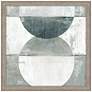 Pewter Plate I 40" Square Giclee Framed Wall Art