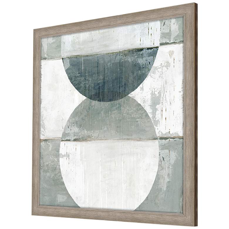 Image 3 Pewter Plate I 40" Square Giclee Framed Wall Art more views
