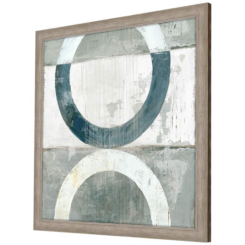 Image 3 Pewter Plate II 40 inch Square Giclee Framed Wall Art more views