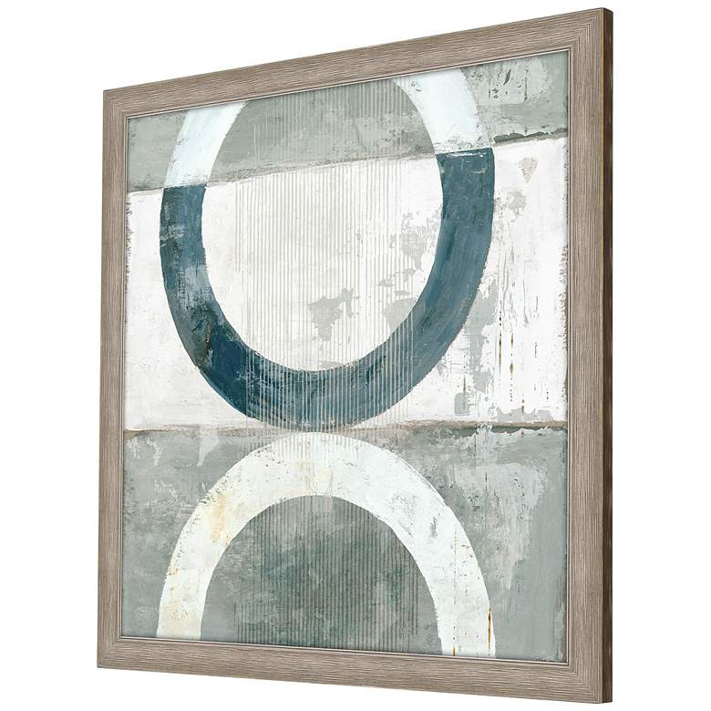 Image 3 Pewter Plate II 40" Square Giclee Framed Wall Art more views
