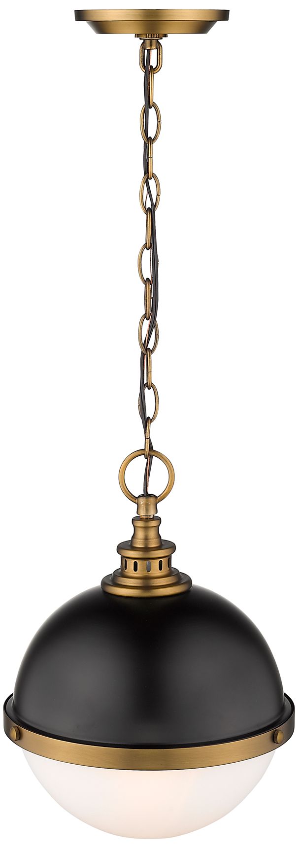 Image 4 Peyton 11 1/2" Wide Matte Black Factory Bronze Mini Pendant more views