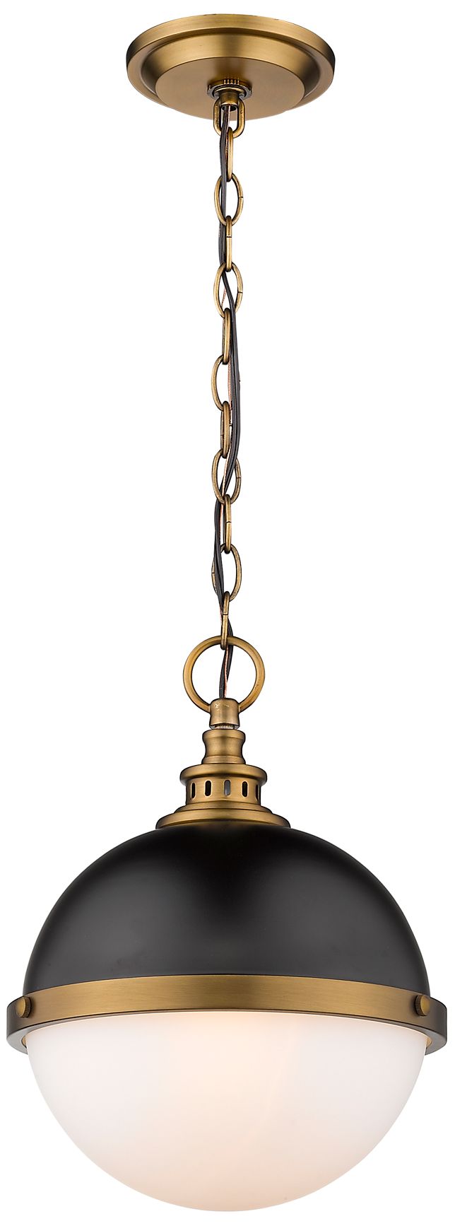 Image 5 Peyton 11 1/2" Wide Matte Black Factory Bronze Mini Pendant more views