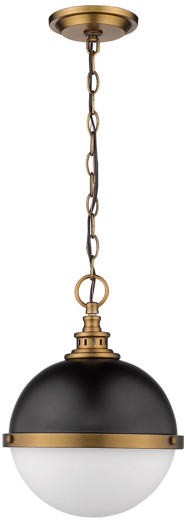 Image 7 Peyton 11 1/2" Wide Matte Black Factory Bronze Mini Pendant more views