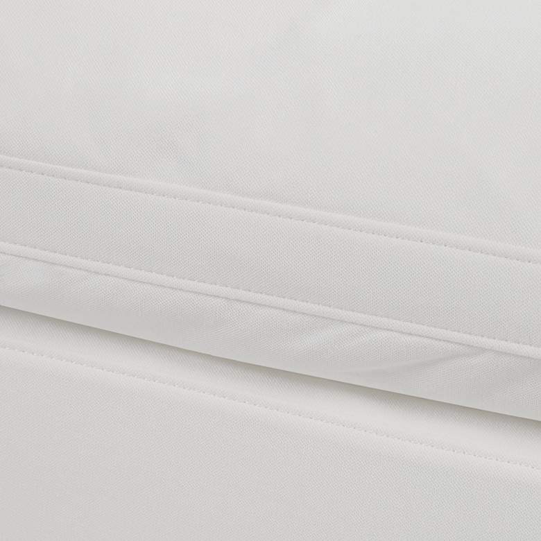 Image 5 Peyton Pearl 84 inch Wide White Slipcover Sofa more views