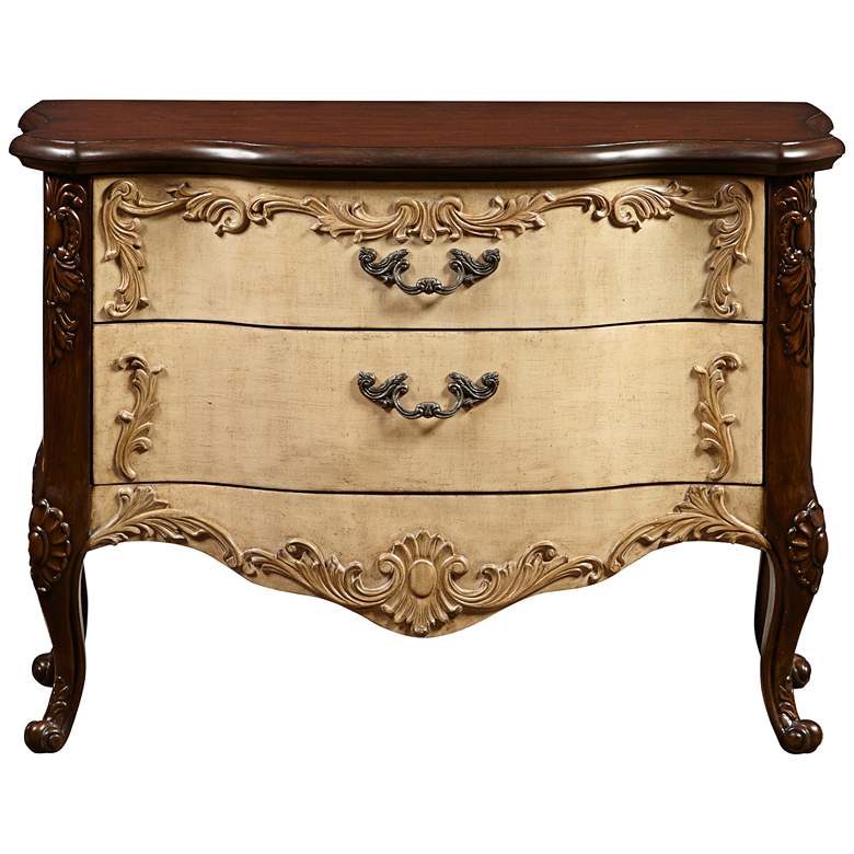 Image 1 PFC Accents Maren Ornate Two-Toned 2-Drawer Accent Chest
