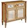 PFC Accents Savoy Gold and Mirrored 2-Door Hall Chest