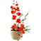 Phael 24" High Orchids in Oval Ceramic Planter
