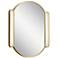 Phaelan Champagne Gold 23 1/4" x 29 3/4" LED Wall Mirror
