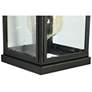 Thumbnail3 of Phalaenopsis 12" High Black Outdoor Wall Lights Set of 2 more views