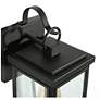 Thumbnail4 of Phalaenopsis 12" High Black Outdoor Wall Lights Set of 2 more views