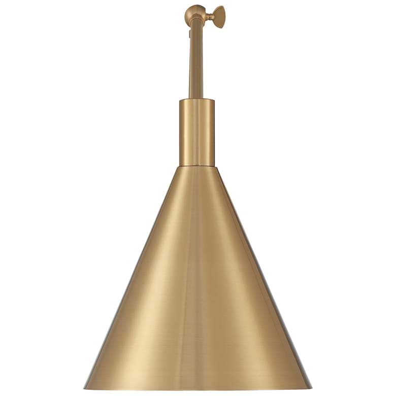 Image 2 Pharos 1-Light Adjustable Wall Sconce in Noble Brass by Breegan Jane more views