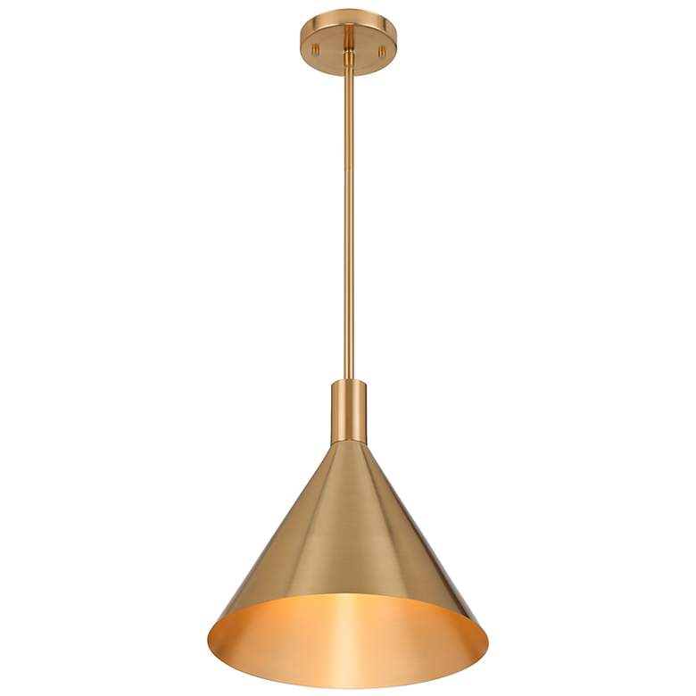 Image 4 Pharos 1-Light Pendant in Noble Brass by Breegan Jane more views