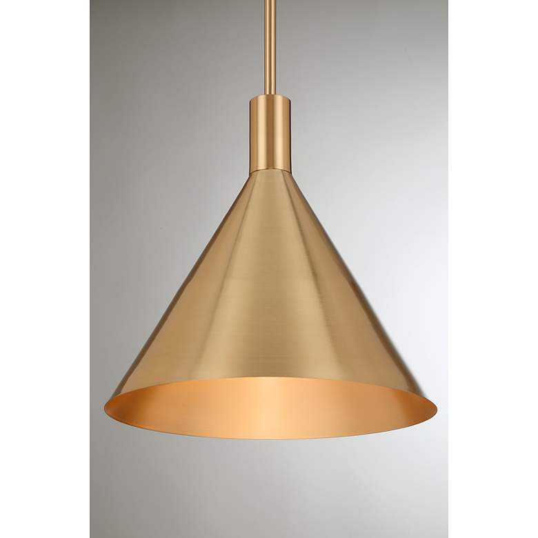 Image 5 Pharos 1-Light Pendant in Noble Brass by Breegan Jane more views