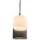 Pharos 6 1/2" Wide Brass Bronze Glass 3000K LED Mini Pendant