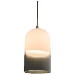 Pharos 6 1/2" Wide Brass Bronze Glass 3000K LED Mini Pendant