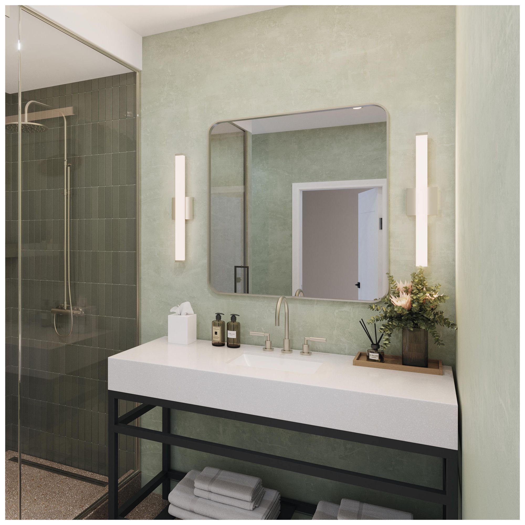 Image 3 Phase 6.1 Collection 24 in. 5CCT Integrated LED Linear Vanity Light more views