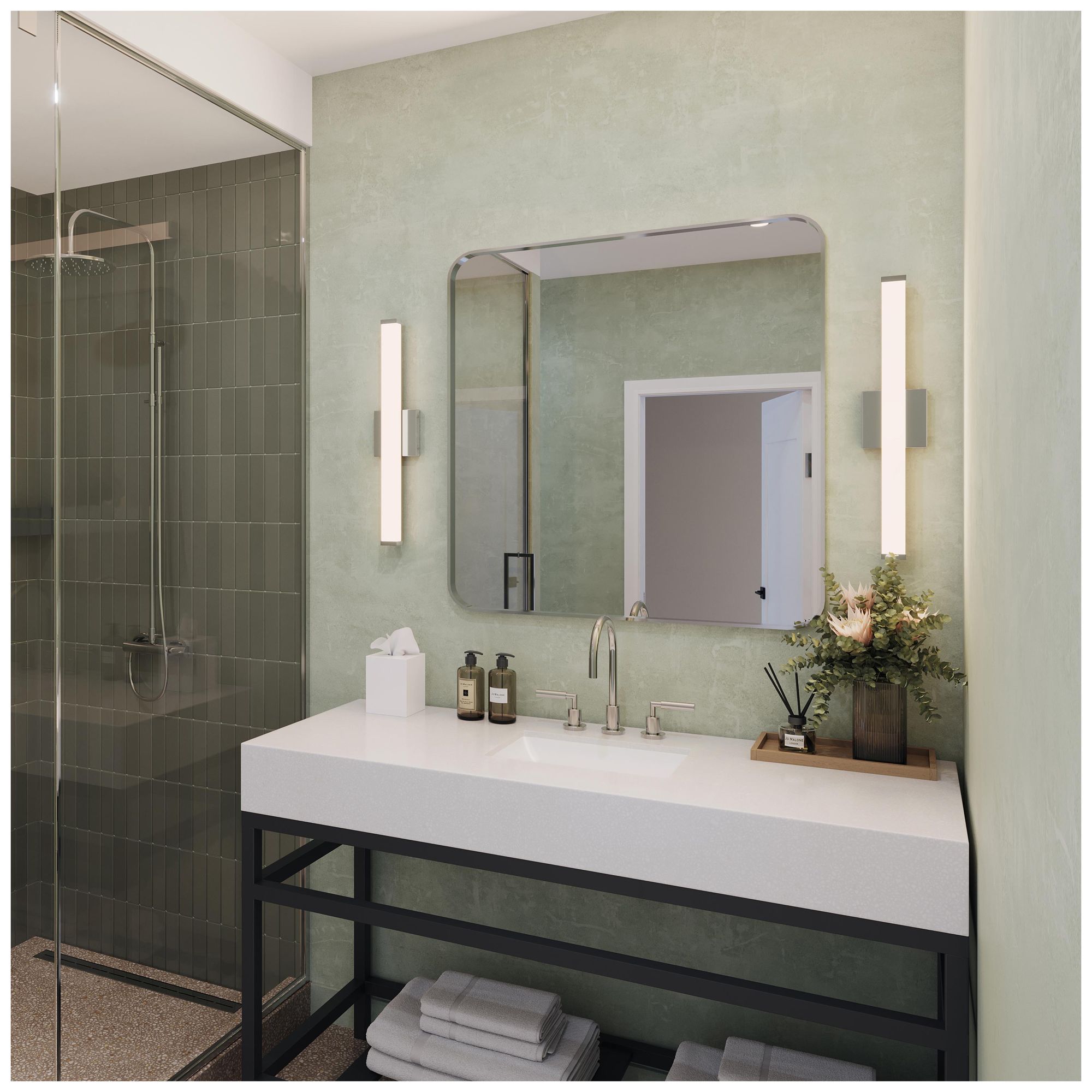 Image 3 Phase 6.1 Collection 24 in. 5CCT Integrated LED Linear Vanity Light more views