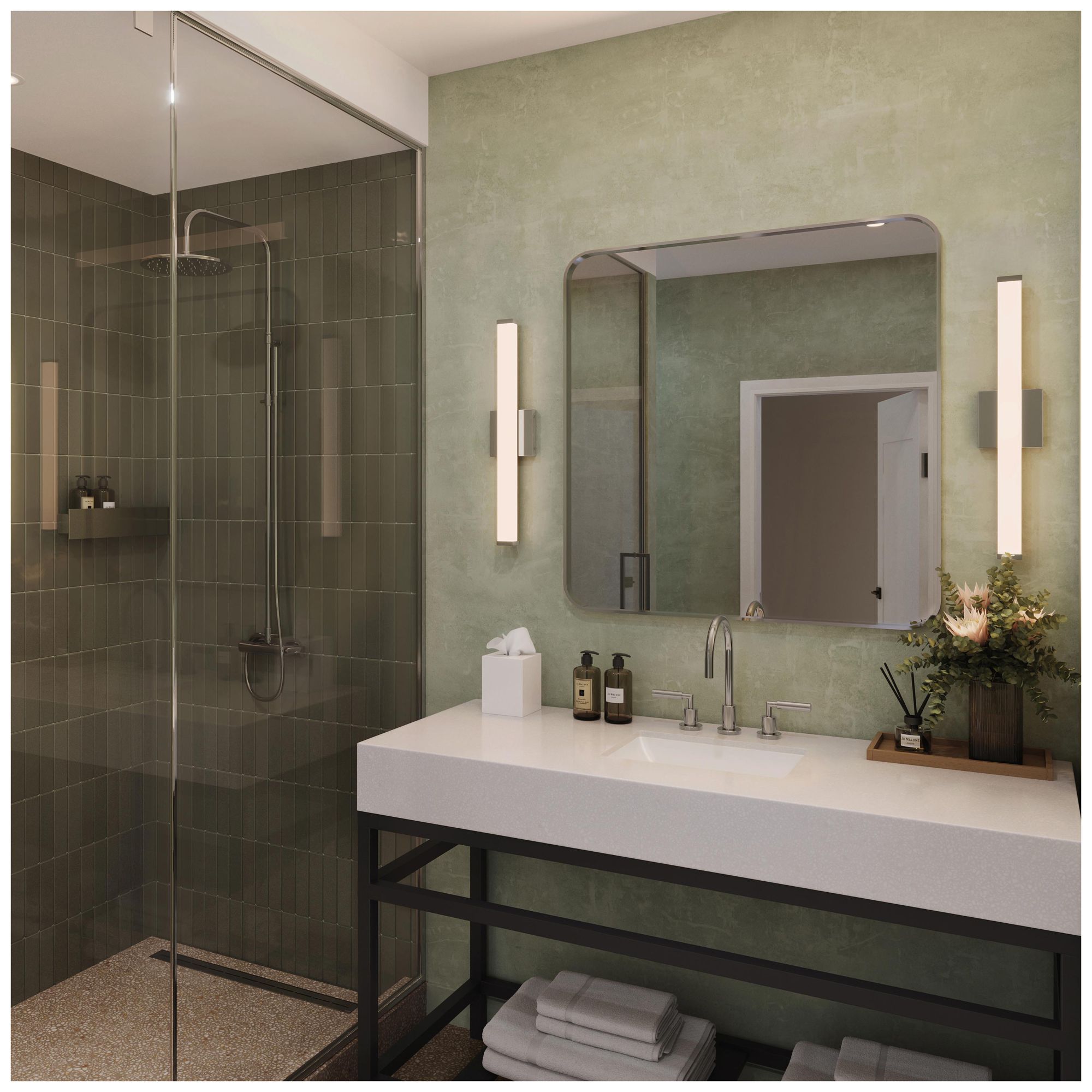 Image 4 Phase 6.1 Collection 24 in. 5CCT Integrated LED Linear Vanity Light more views
