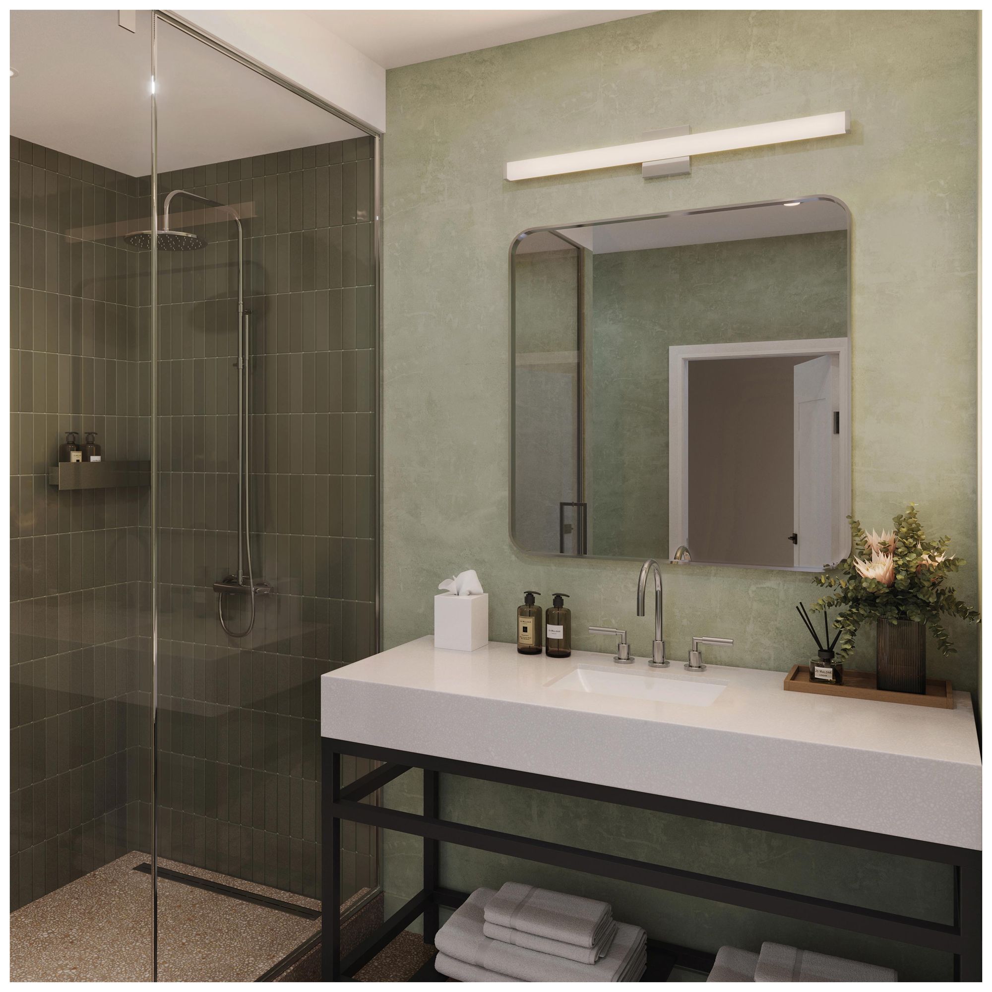 Image 4 Phase 6.1 Collection 36 in. 5CCT Integrated LED Linear Vanity Light more views