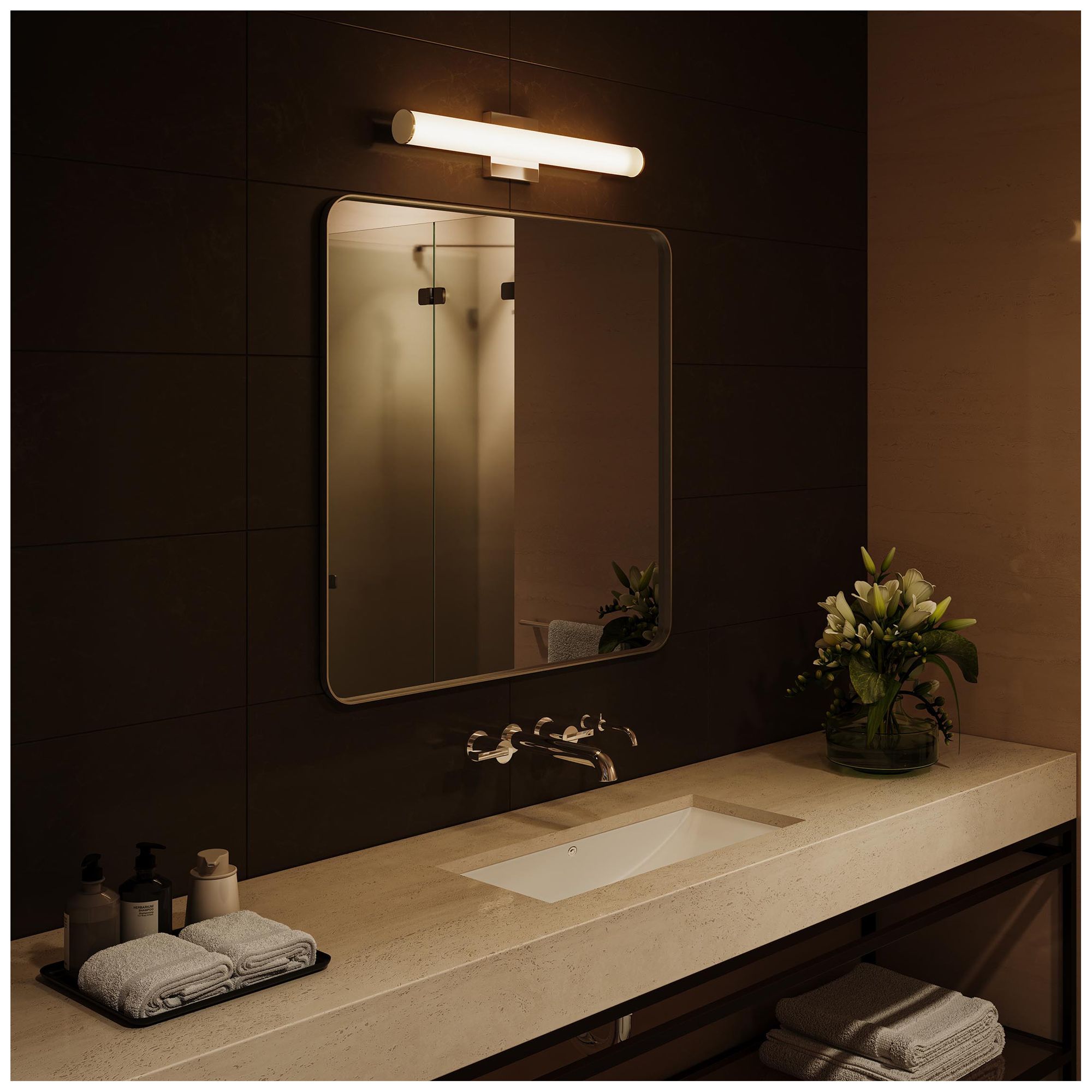Image 4 Phase 6.2 Collection 24 in. 5CCT Integrated LED Linear Vanity Light more views