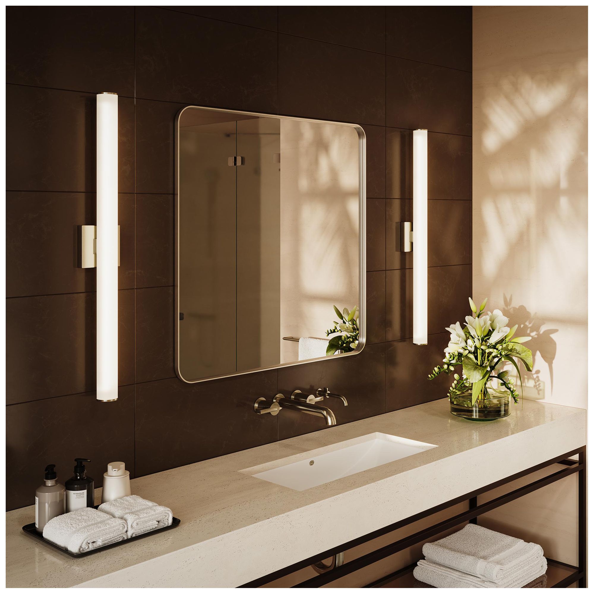 Image 3 Phase 6.2 Collection 36 in. 5CCT Integrated LED Linear Vanity Light more views