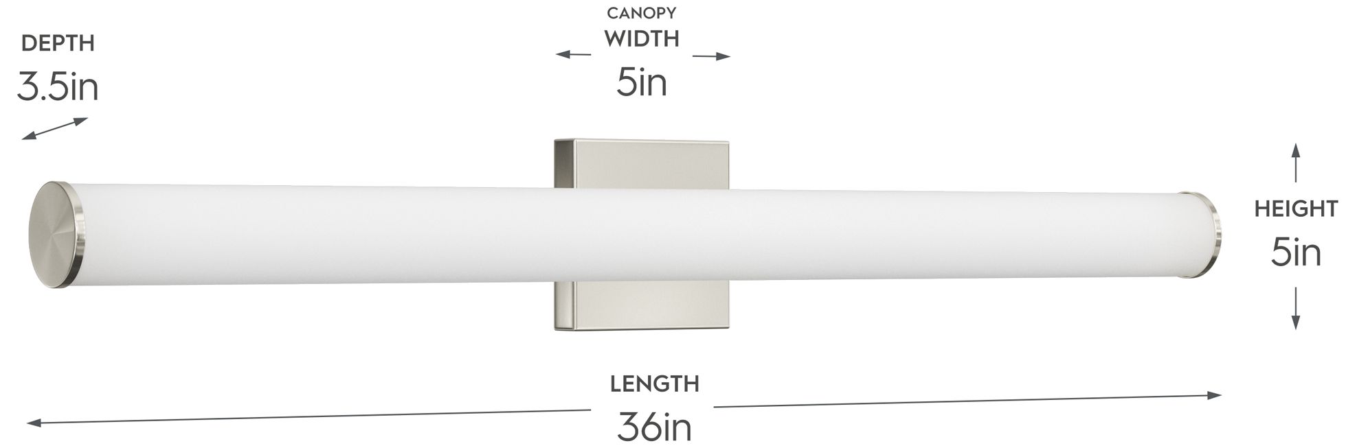 Image 5 Phase 6.2 Collection 36 in. 5CCT Integrated LED Linear Vanity Light more views
