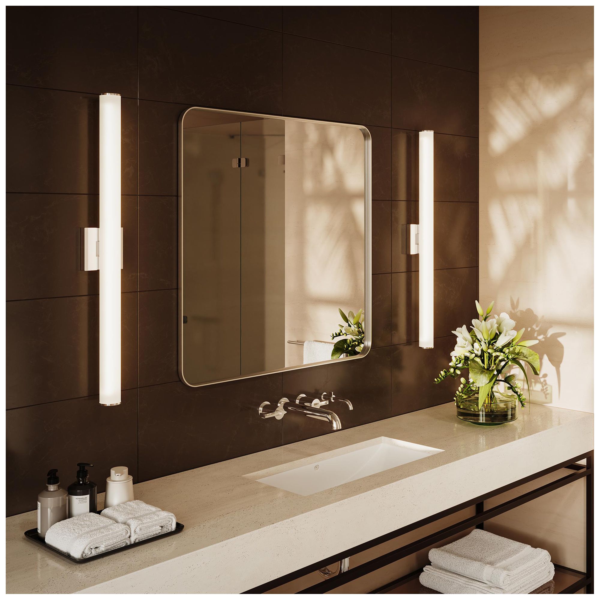 Image 3 Phase 6.2 Collection 36 in. 5CCT Integrated LED Linear Vanity Light more views