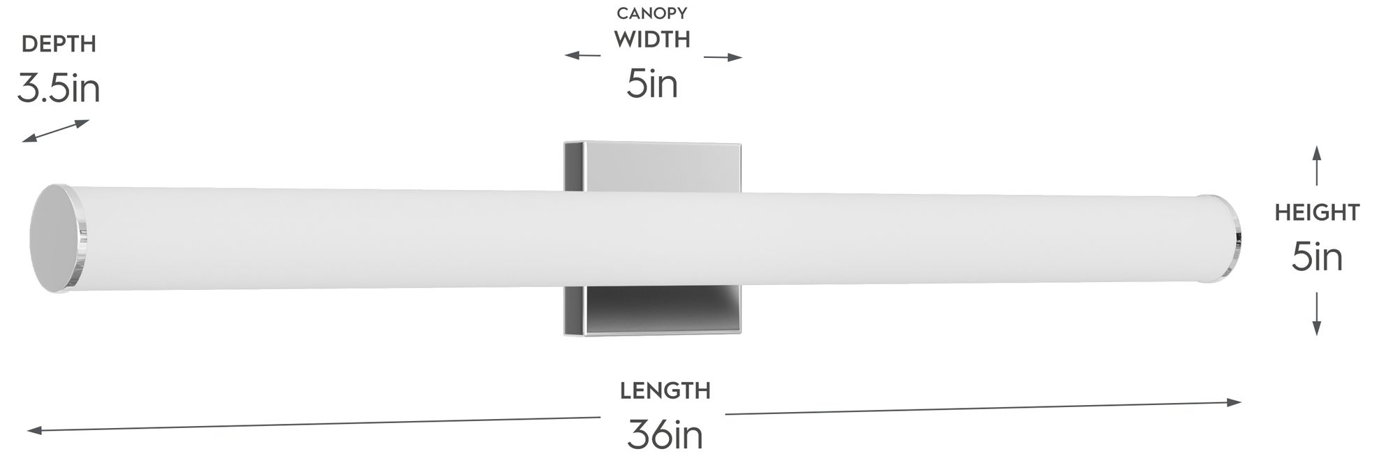 Image 5 Phase 6.2 Collection 36 in. 5CCT Integrated LED Linear Vanity Light more views