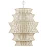 3_Phebe Large Rattan Chandelier more views