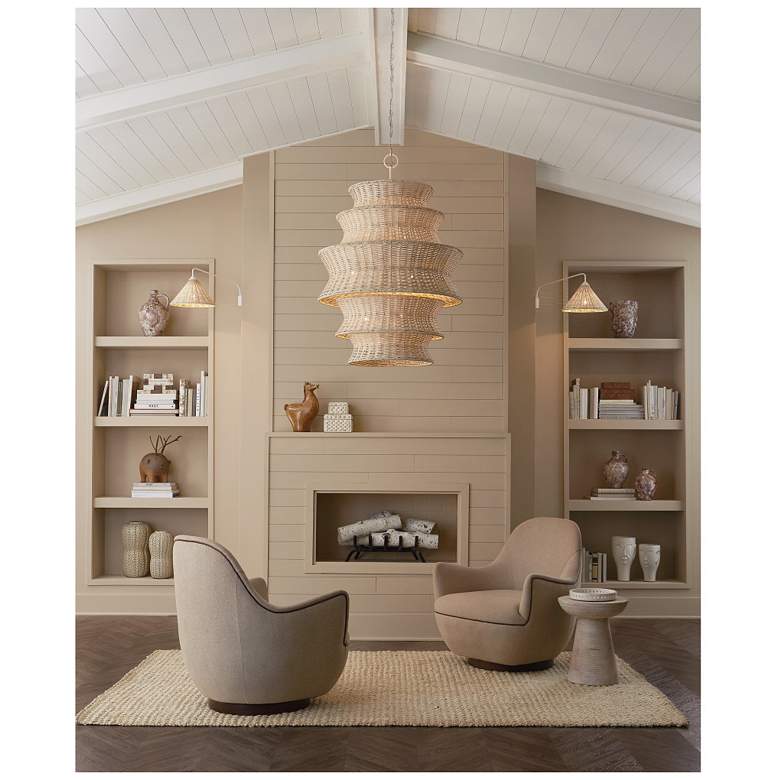 Image 5 Phebe Large Rattan Chandelier more views