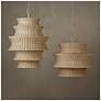 6_Phebe Large Rattan Chandelier more views
