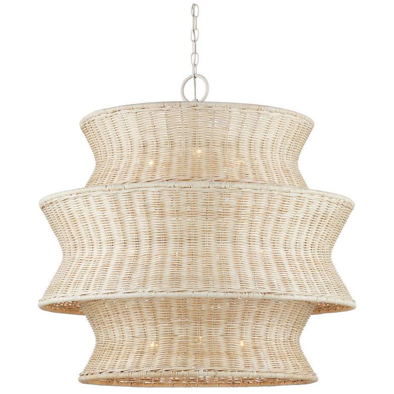 Image 3 Phebe Medium Rattan Chandelier more views