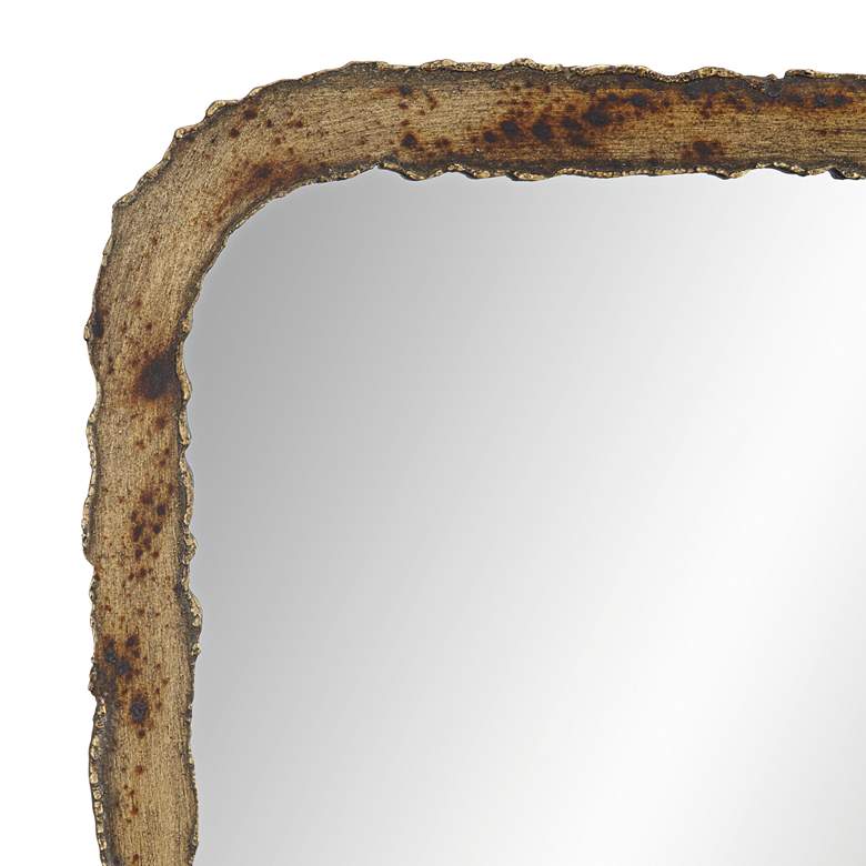 Image 3 Phelan Oxidized Bronze 24" x 40" Rectangular Wall Mirror more views