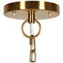 7_Phesonlaxy 31 1/2" Wide Matte Black and Gold Leaf Chandelier more views