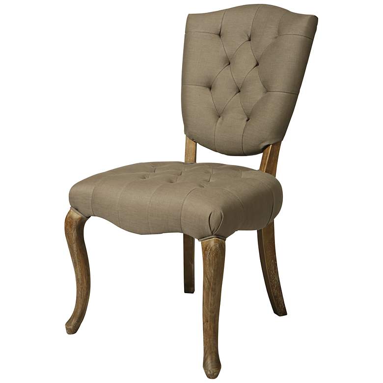 Image 1 Philadelphia Gray Linen Side Chair