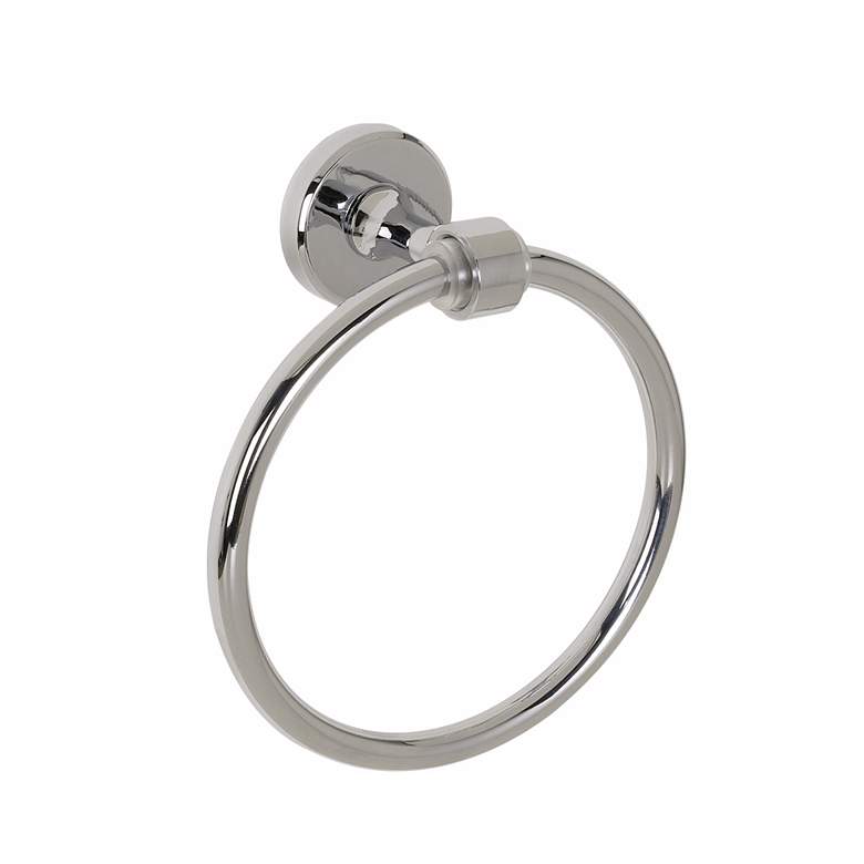 Image 1 Philip Collection Polished Chrome Towel Ring