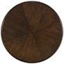 4_Philippe 42" Wide Brown Round Coffee Table more views
